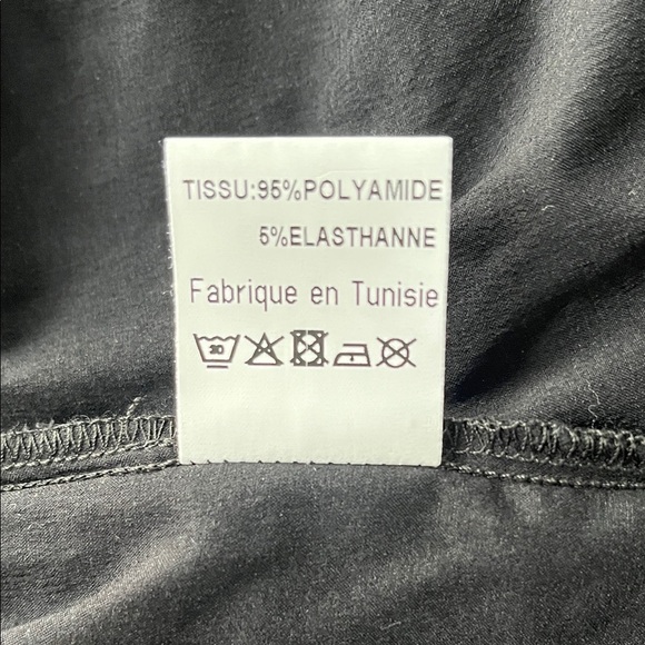 Y2K Bai Amour Black Ruffle Collar Open Cardigan Size Small - Picture 3 of 8